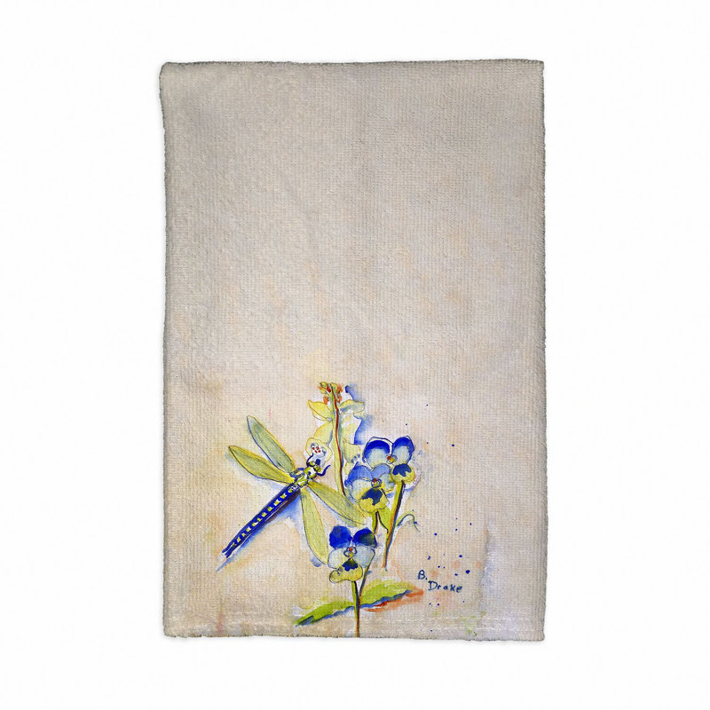 Serviette de thé libellule