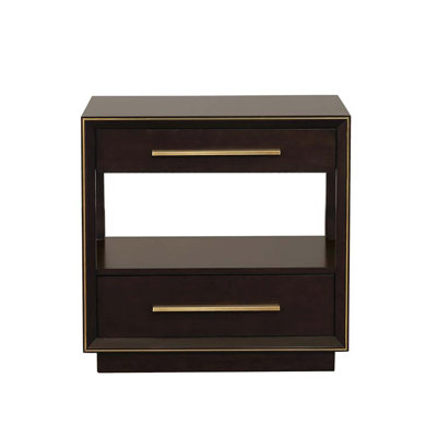Table de chevet 2 tiroirs