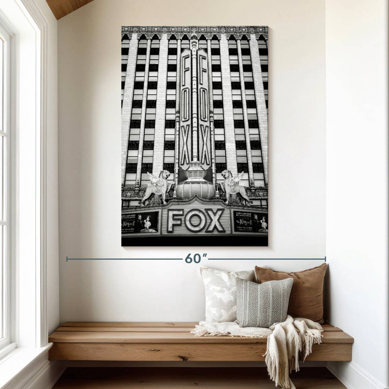 Aime Fox Theater, 51" H x 34" W