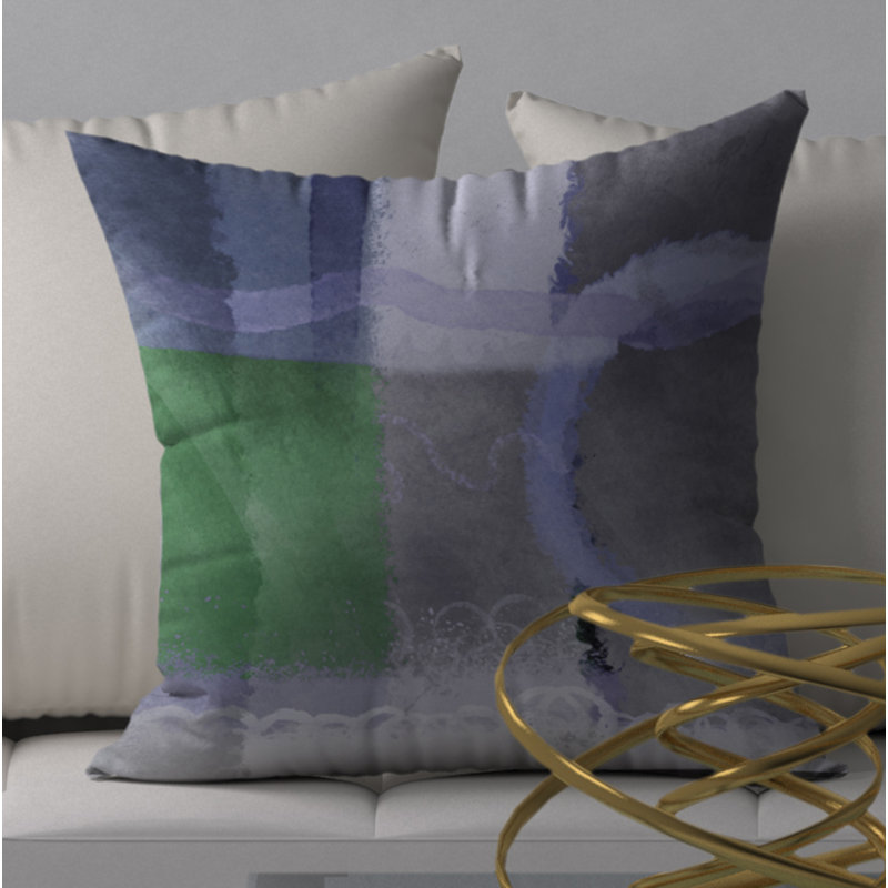 Housse de coussin décorative carrée séduisante U, 24" X 24"