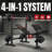 Professional 900 LBS Multi-Function Weight Bench Set - Commercial-Grade 4-In-1 Home Gym System