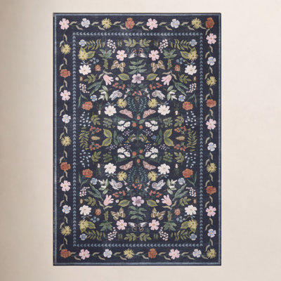 Canopy Black Area Rug