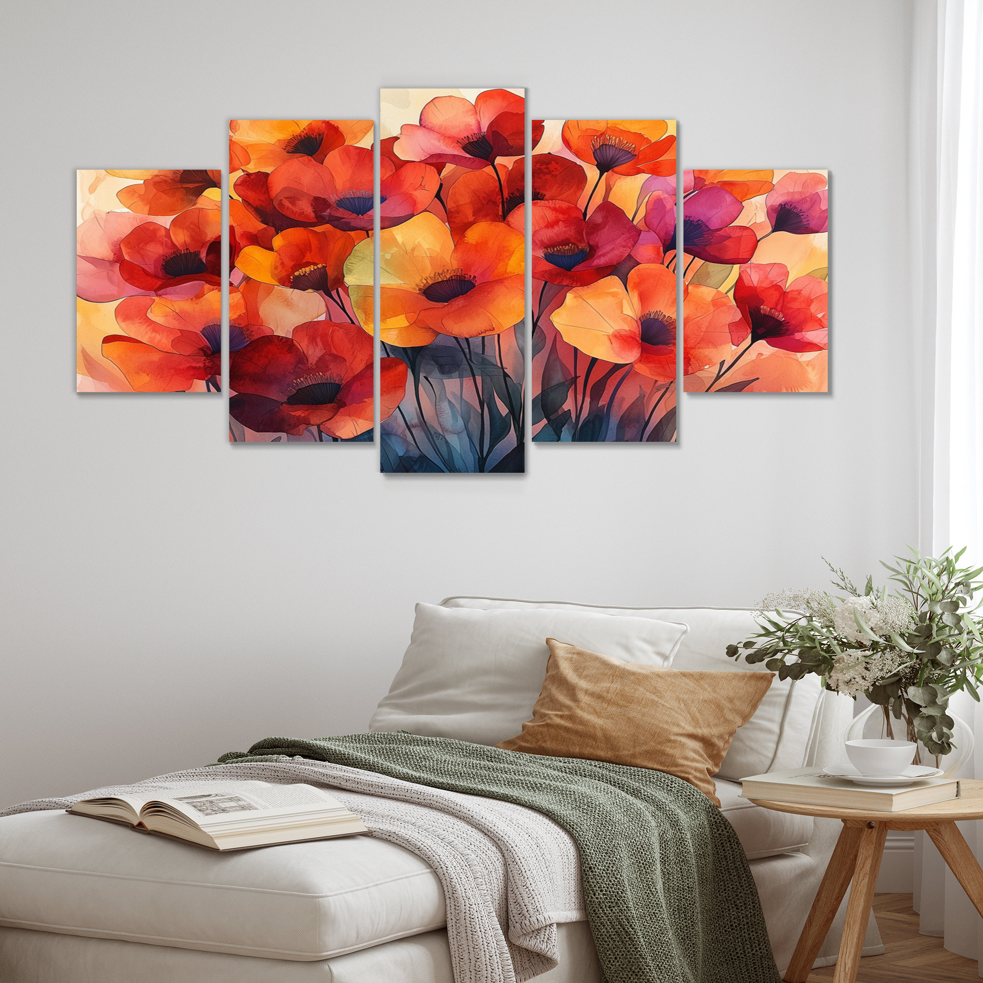 Winston Porter Colesville - Poppies Wall Decor - Traditional Wall Art ...
