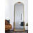 French-Style Vintage Carved Arched Large-Sized Stand Mirror With Frame-117564166