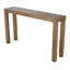 Ensemble de console et banc en bois brun