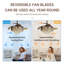 Ventilateur de plafond Jernice 42