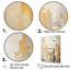 «Modern Cityscape Skycraper Golden Blocks - Skyscrapers, art mural sur toile-295007775-295007748