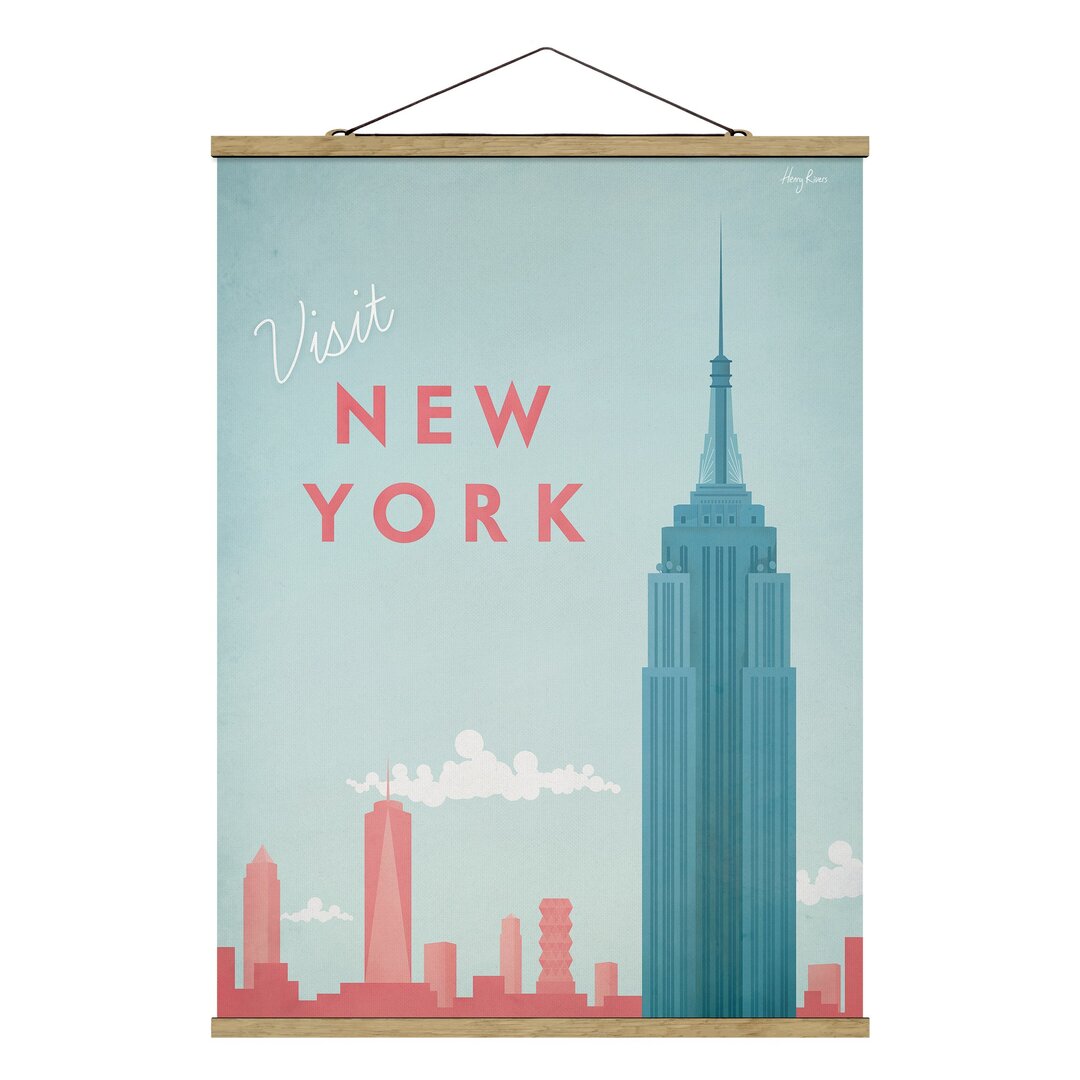 Grafikdruck Reiseplakat - New York