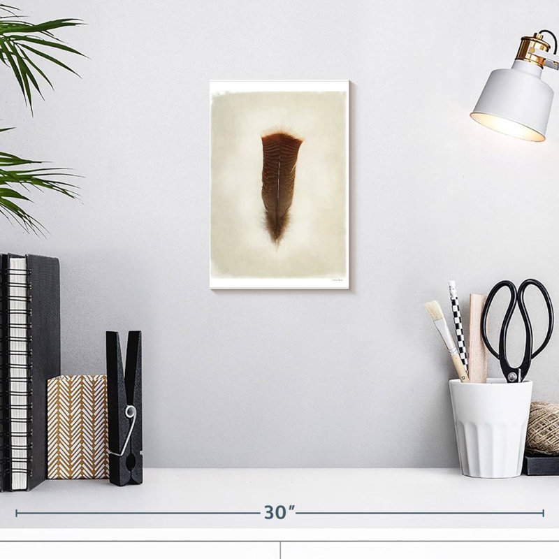 Feather III, 12" H x 8" W
