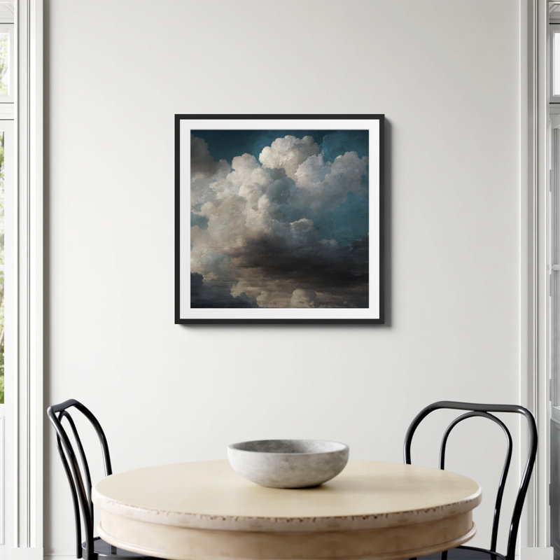 «Sky View» par Dan Hobday, reproduction d'art, Papier avec cadre simple noir, Oui, H 30 po x l 30 po