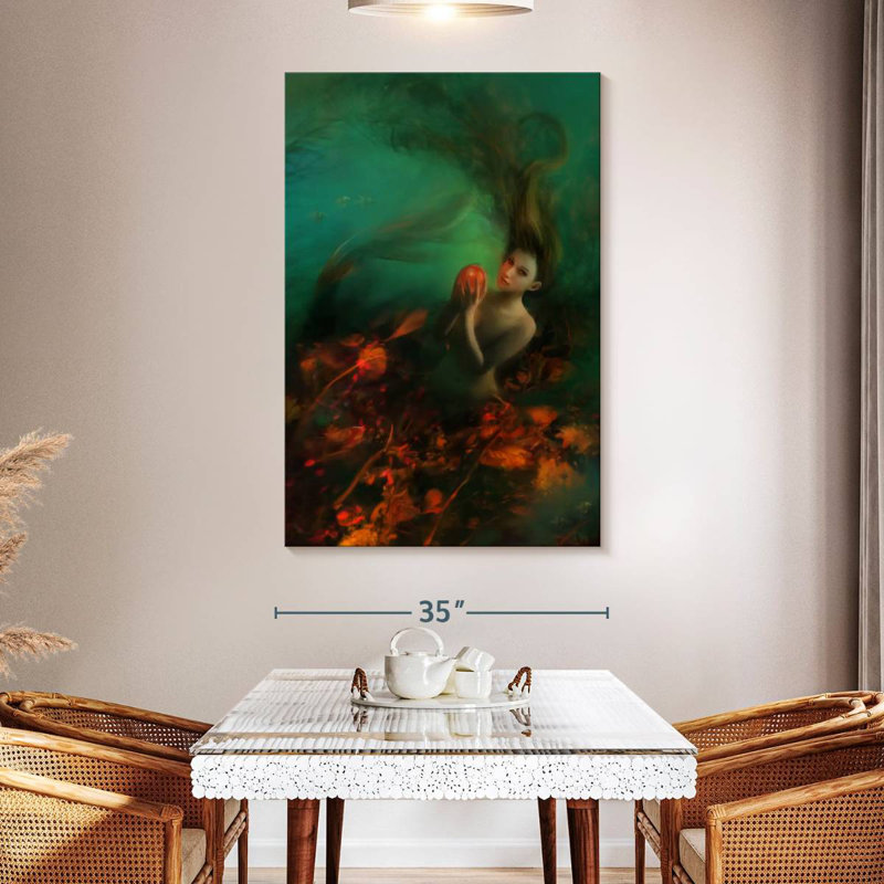 Kelan Enchanting Tangerine, 51" H x 34" W
