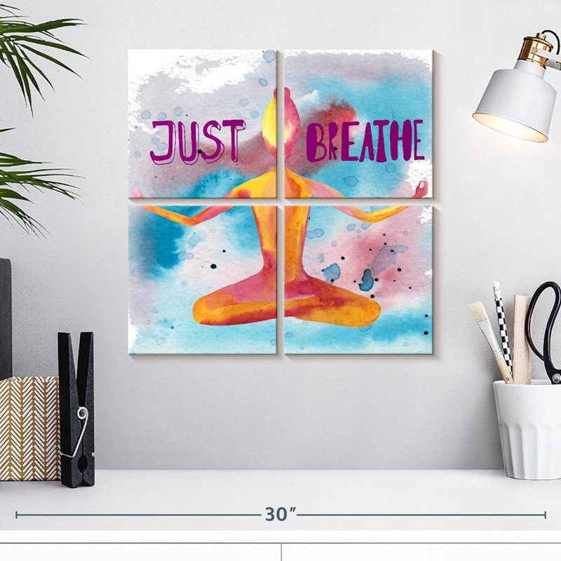 Senne Just Breathe Meditation, H 18 po x l 18 po