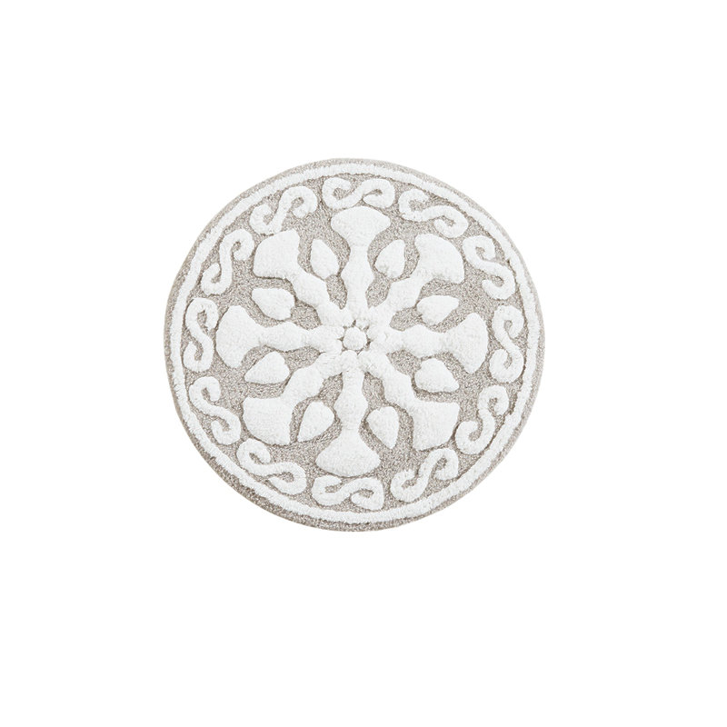 Medallion Cotton Tufted Bath Rug