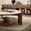 Table basse en ardoise blanche