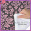 Édredon rose à motif damassé-130109393