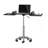 Folding Table Laptop Cart, Graphite
