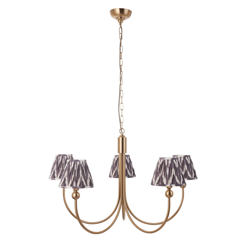 Santiago 5 - Light Chandelier, Grey