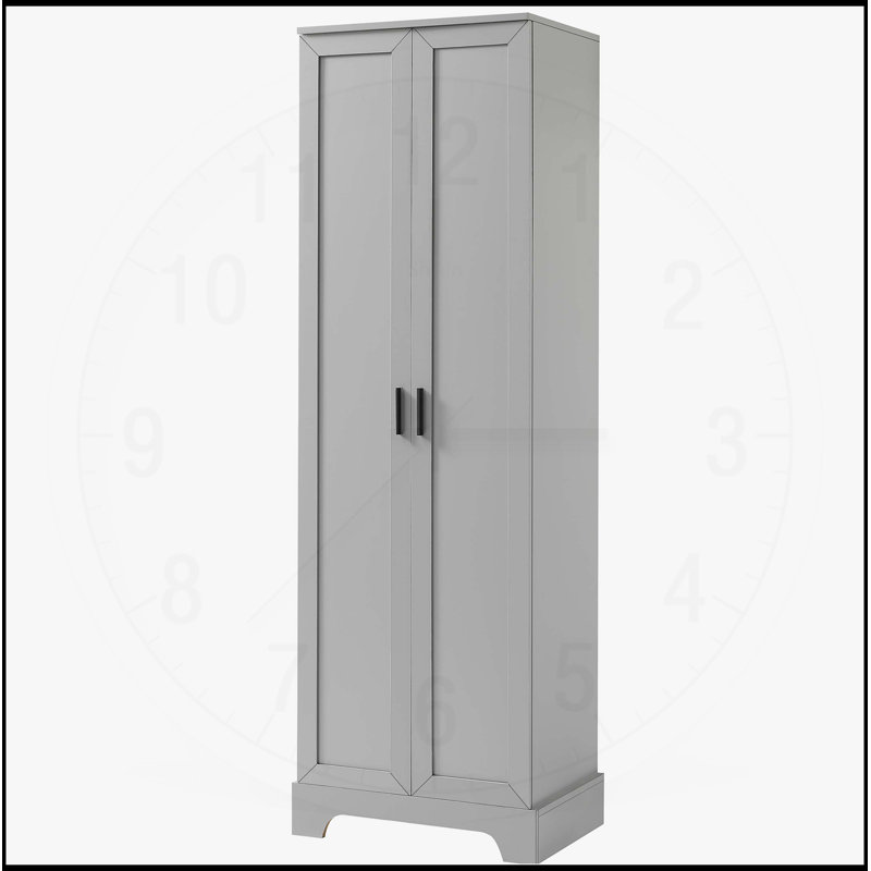 Armoire de rangement polyvalente à deux portes pour différentes pièces, rehaussant l'organisation et le style.