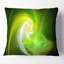 Green Fractal Abstract - Coussin imprimé abstrait-30617597-30617593