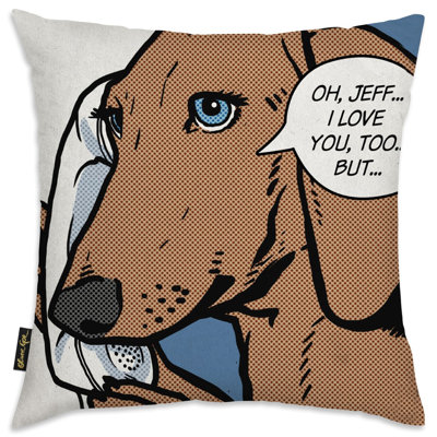  Coussin Roy Daschundstein