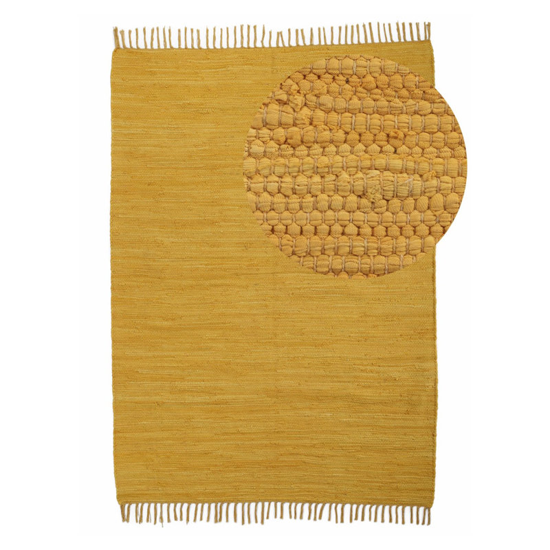 Cotton Hand Braided Kilim, Rectangle 160 x 230cm