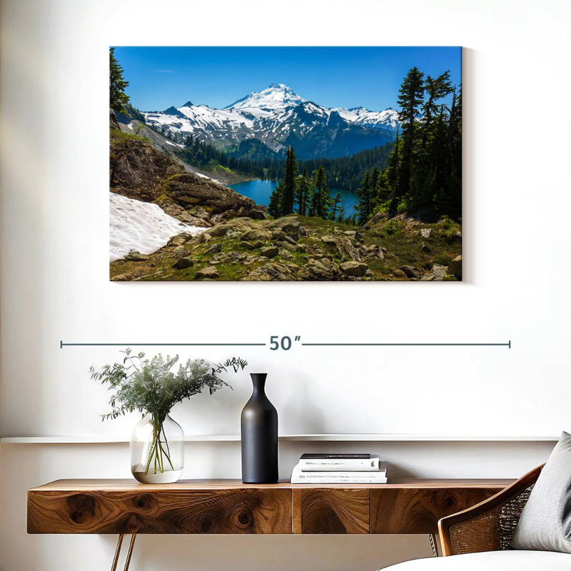 Paysage de montagnes Alvord North Cascades, H 26 po x l 39 po