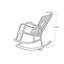 Chaise berçante The Harris