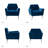 Thaddeus Velvet Armchair-1834967935
