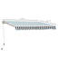 Dakota Fields 250cm W x 200cm D Polyester Cover Retractable Patio Awning-94104174-41427777