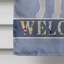 Polyester 2 côtés 40 x 28 po welcome drapeau maison-73943313