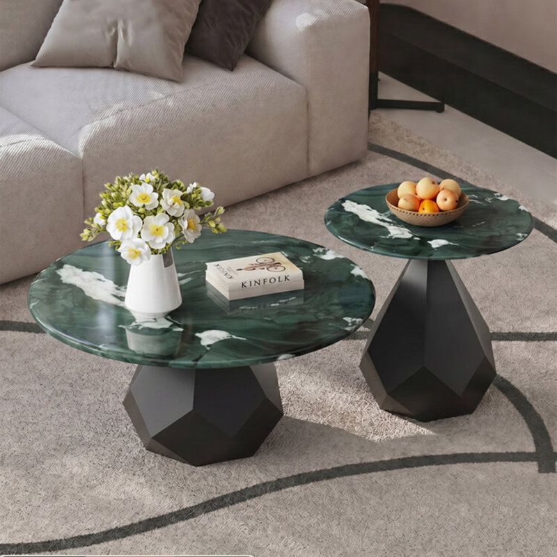 Table basse Luxury, 15" H x 31.5" W x 31.5" D