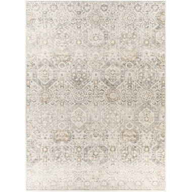 Jenifer Oriental Brown/Beige/Ivory Area Rug Mistana Rug Size: Rectangle 9' x 12