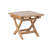 Square Teak Solid Wood Yes Outdoor Side Table , 18 " W 18 " D