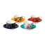 Wonderlust 5floz Teacup & Saucer, Mixed Set of 4
