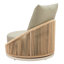 Multicolore chaise pivotante Rosabel Cabana