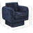 Alessandra Chenille Fabric Swivel Accent Chair-88357518