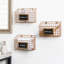 Wall 3 Piece Storage Organiser with Wall Baskets and Chalkboard-137843194