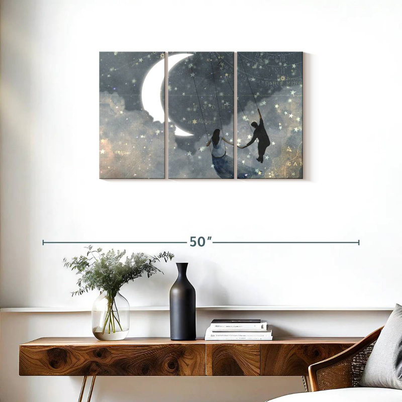 Kelan Magical Celestial Love I, 20" H x 33" W