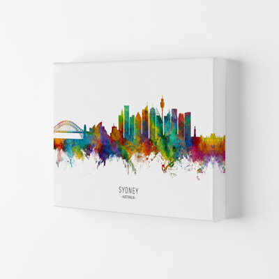 Sydney Australia Skyline by Michael Tompsett - Print