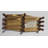 13 Peg Hand Crafted Expandable Wood Rack