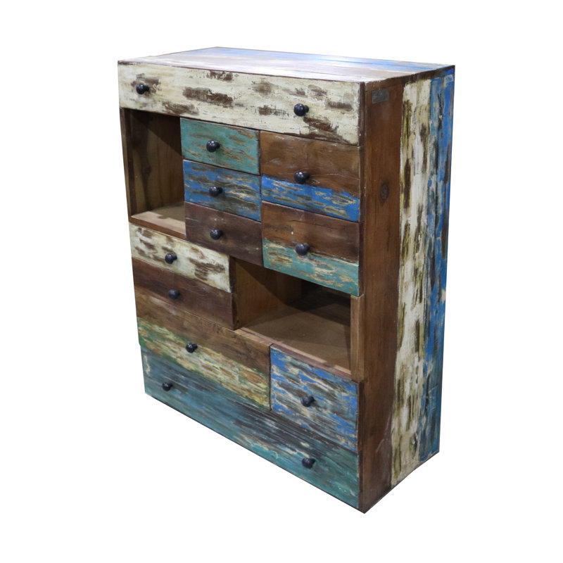Hinchinbrook Solid Wood 70cm W 11 - Drawer Chest of Drawers