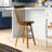 Knaack Swivel Solid Wood Counter Stool
