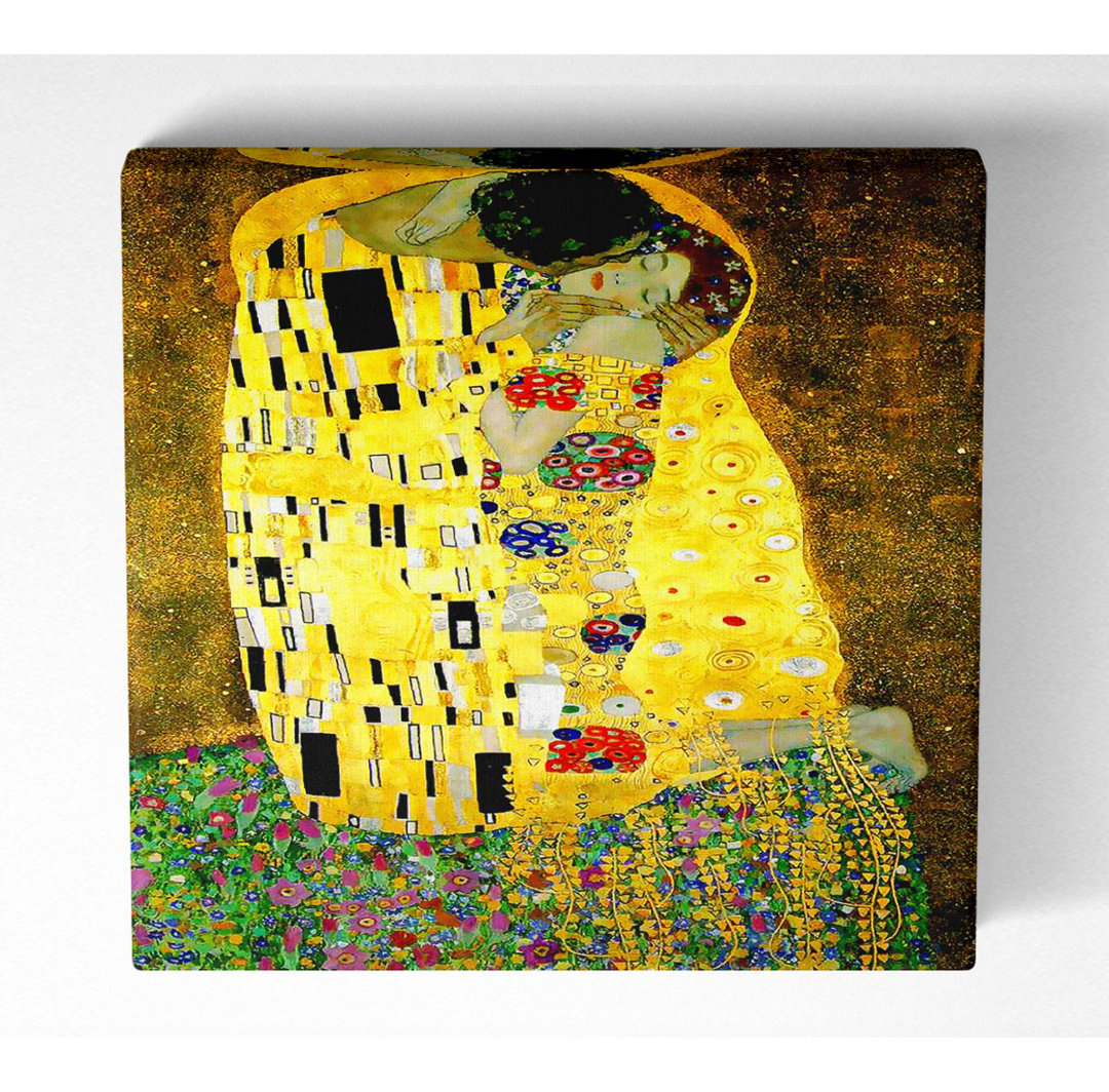 Catela Klimt Kuss - Kunstdrucke auf Leinwand