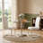 Modern Faux Leather Upholstered Dining Chairs Set of 2 with Chrome Base and Handles-2116302569
