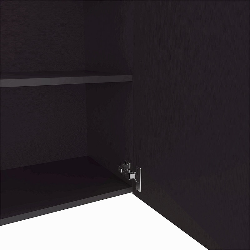 Wall Cabinet Dennard, Kitchen, Black