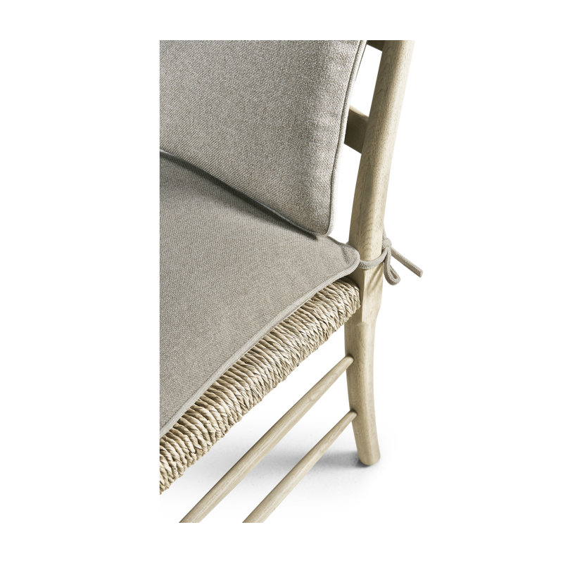 Doppler Upholstered Dining Chair, Stripped Oak