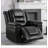 360°Swivel and Rocking Home Theatre Recliner Manual Recliner Chair with Wide Armrest-1900855626
