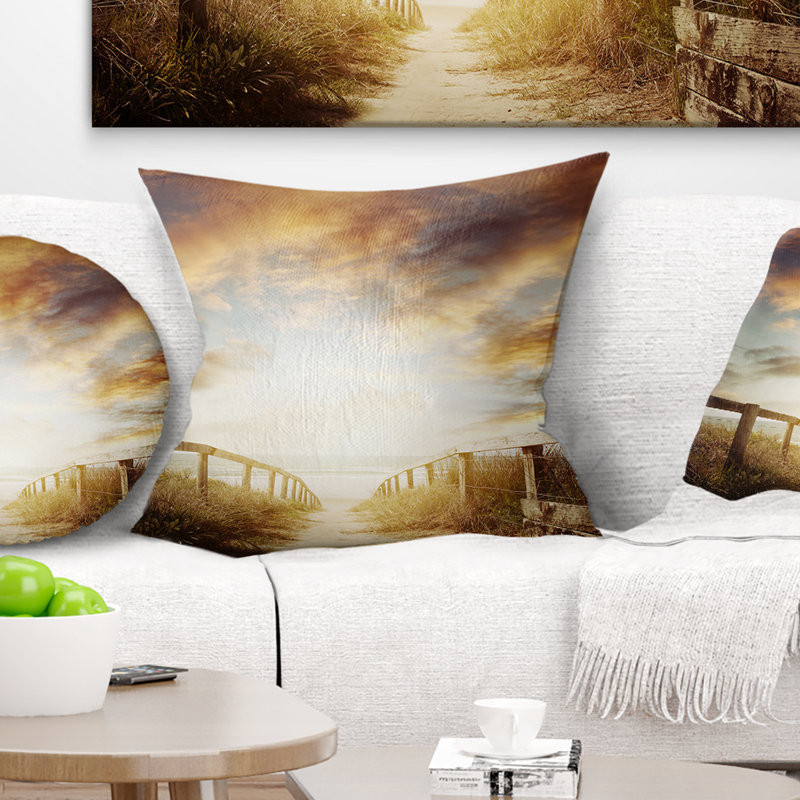 Coussin Sea Bridge, 18 po x 18 po, Carré
