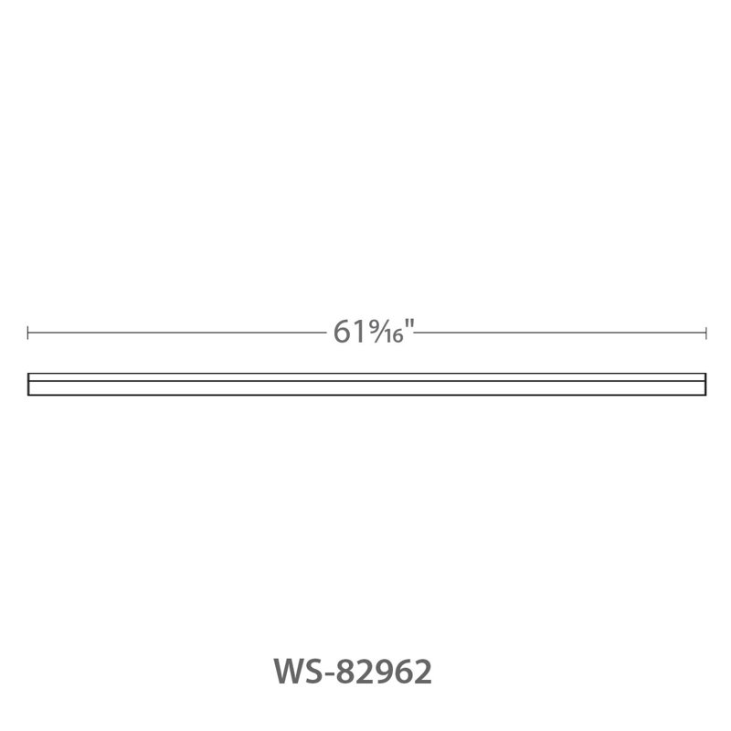 Revel 1-Light LED Bath Bar, 62"