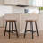 Solid Wood Bar Stool Without Backrest, Saddle Stool With Footrest Seat Height 26''-1618370592-1618645030